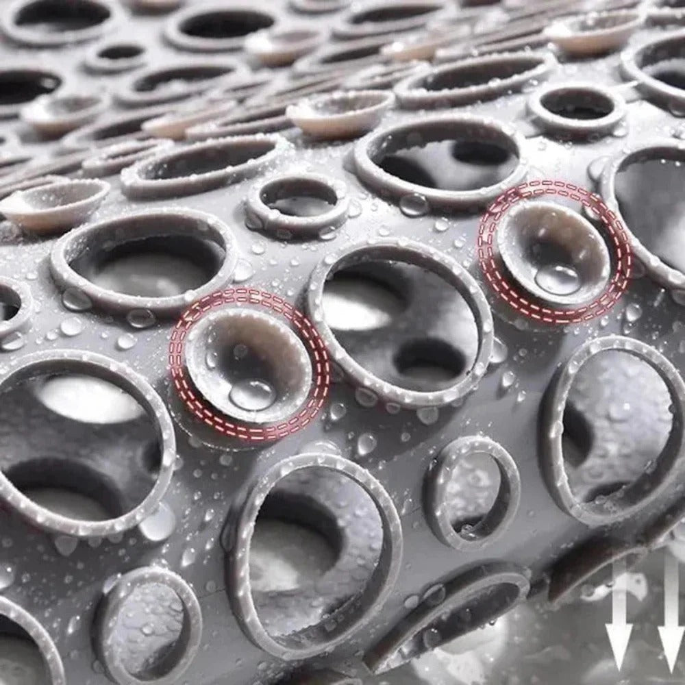 Non-Slip Secure Suction Cups Shower Mat