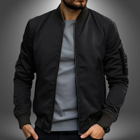 Men’s Classic Lightweight Plain Bomber Jacket