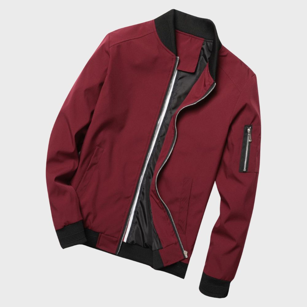 Men’s Lightweight Stylish All-Season Bomber Jacket