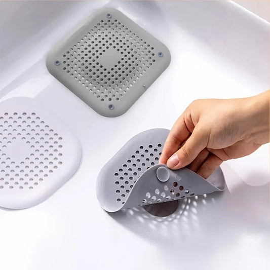Easy Clean Silicone Clog Free Sink Drain Strainer