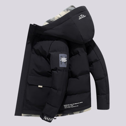 Men’s Hooded Winter Waterproof Warm Puffer Jacket