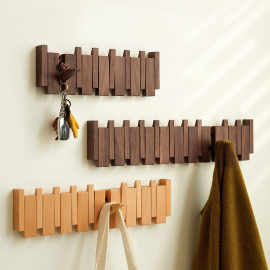 Modern Wooden Minimalist Wall Coat Rack