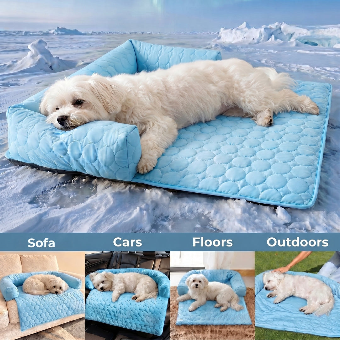Ice Silk Cooling Dog Sofa Bed