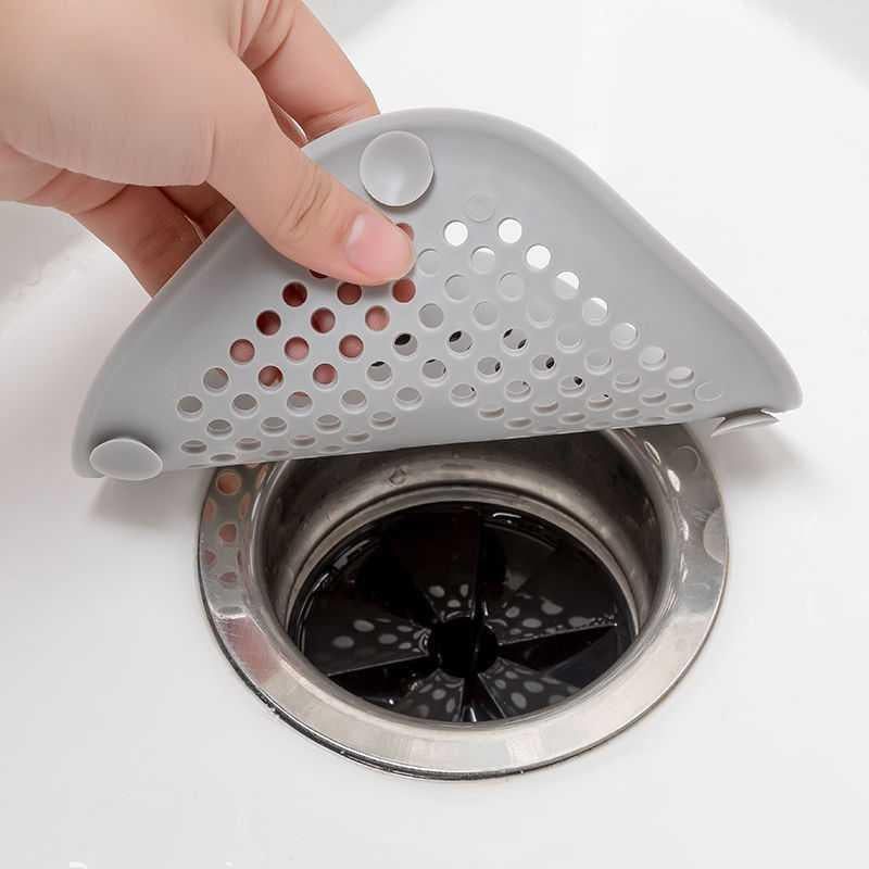 Easy Clean Silicone Clog Free Sink Drain Strainer