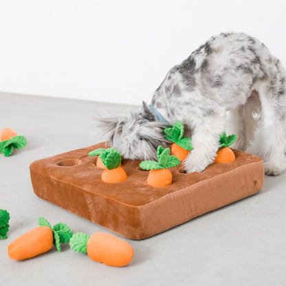 Interactive Dog Nosework Carrot Puzzle Toy