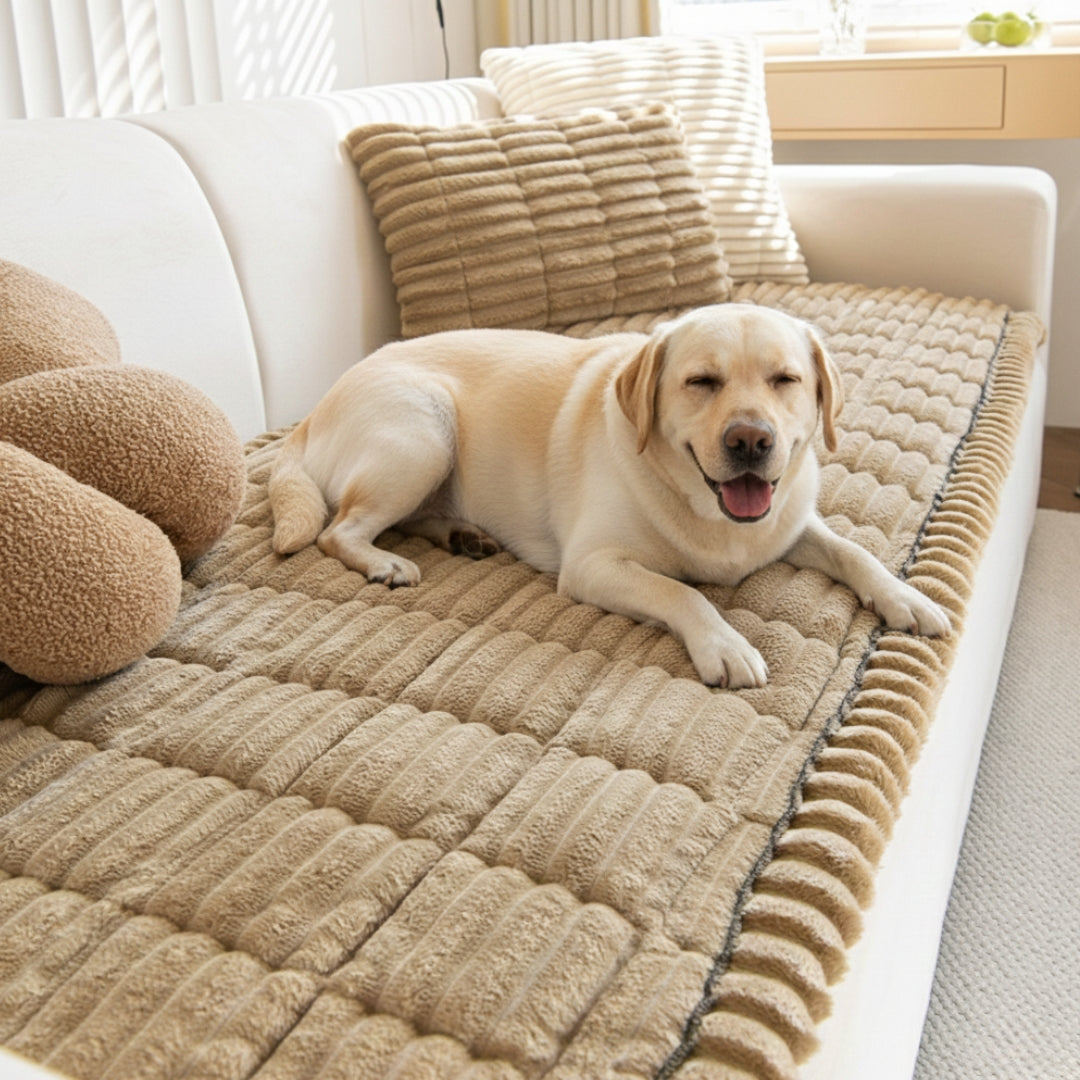 Plush Sofa Cushion Covers Pack of 2