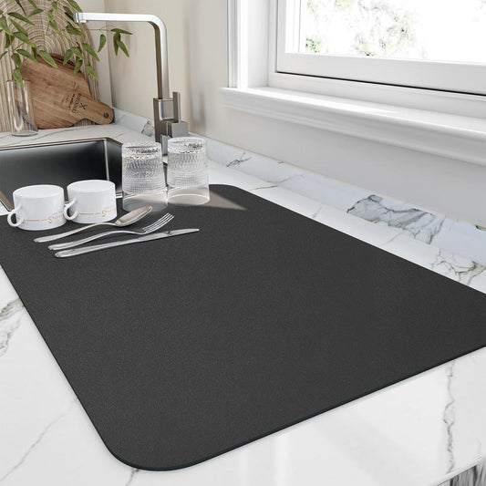 Quick Dry Kitchen Dish Absorbent Drying Mat