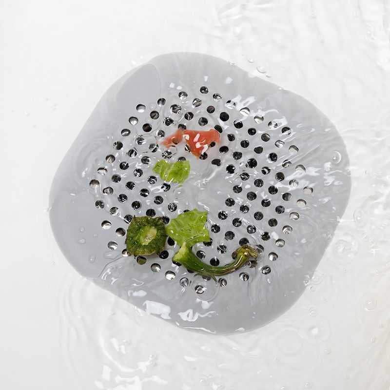 Easy Clean Silicone Clog Free Sink Drain Strainer