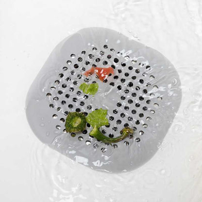 Easy Clean Silicone Clog Free Sink Drain Strainer
