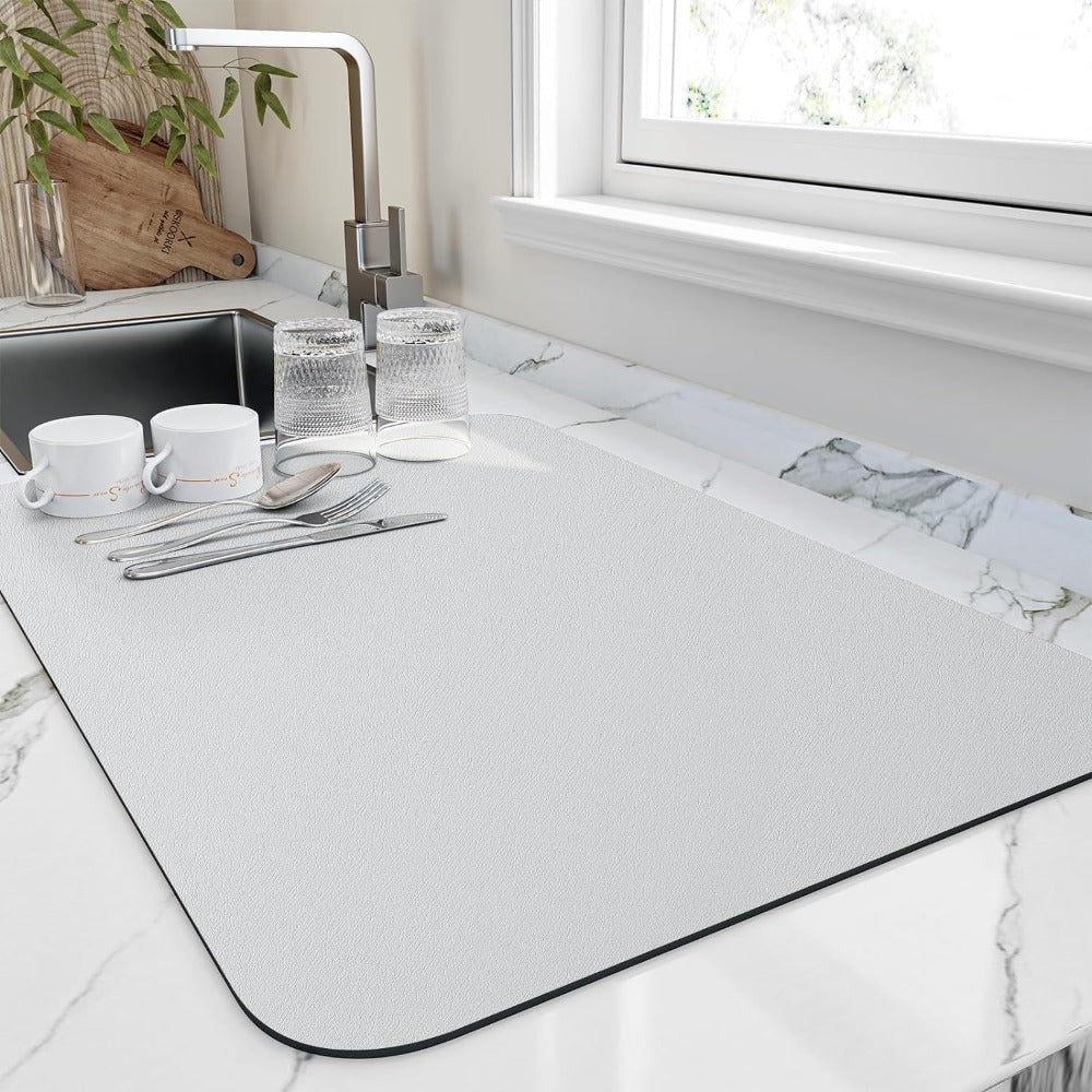Quick Dry Kitchen Dish Absorbent Drying Mat