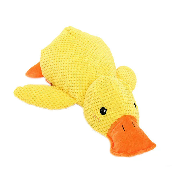 Calming Durable Chew & Cuddle Plush Duck Dog Toy
