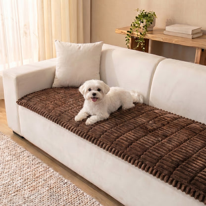 Cosy Plush Non-Slip Sofa Cover