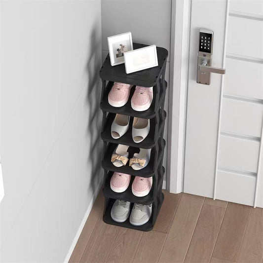 Vertical Clutter Free Stackable Shoe Rack Organiser