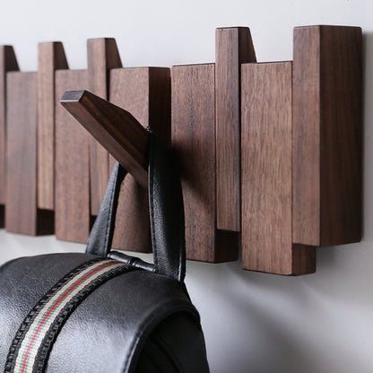 Modern Wooden Minimalist Wall Coat Rack