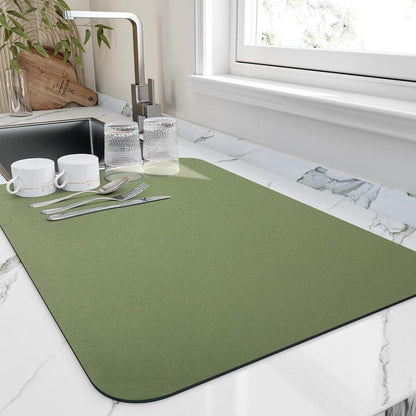 Quick Dry Kitchen Dish Absorbent Drying Mat