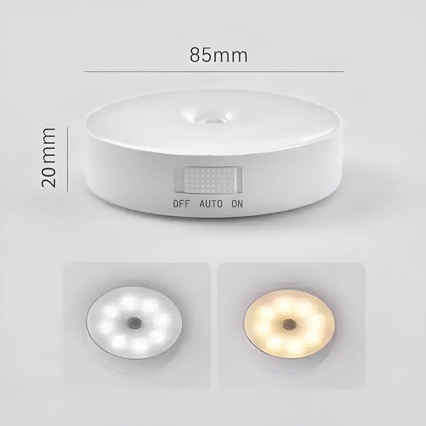 LED Motion Sensor USB Rechargeable Night Light 5PCS Set