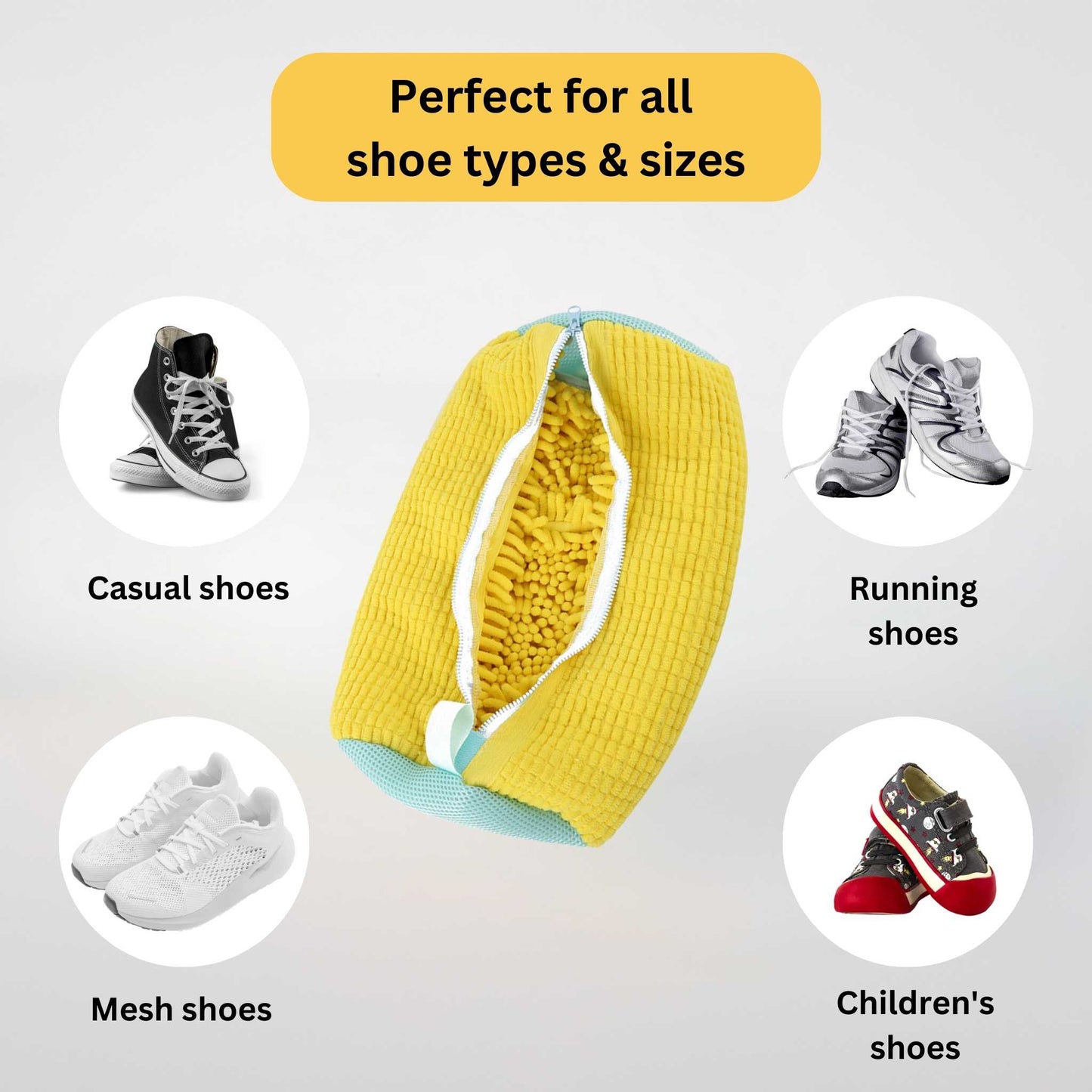Shoe Laundry Safe Cleaning Bag