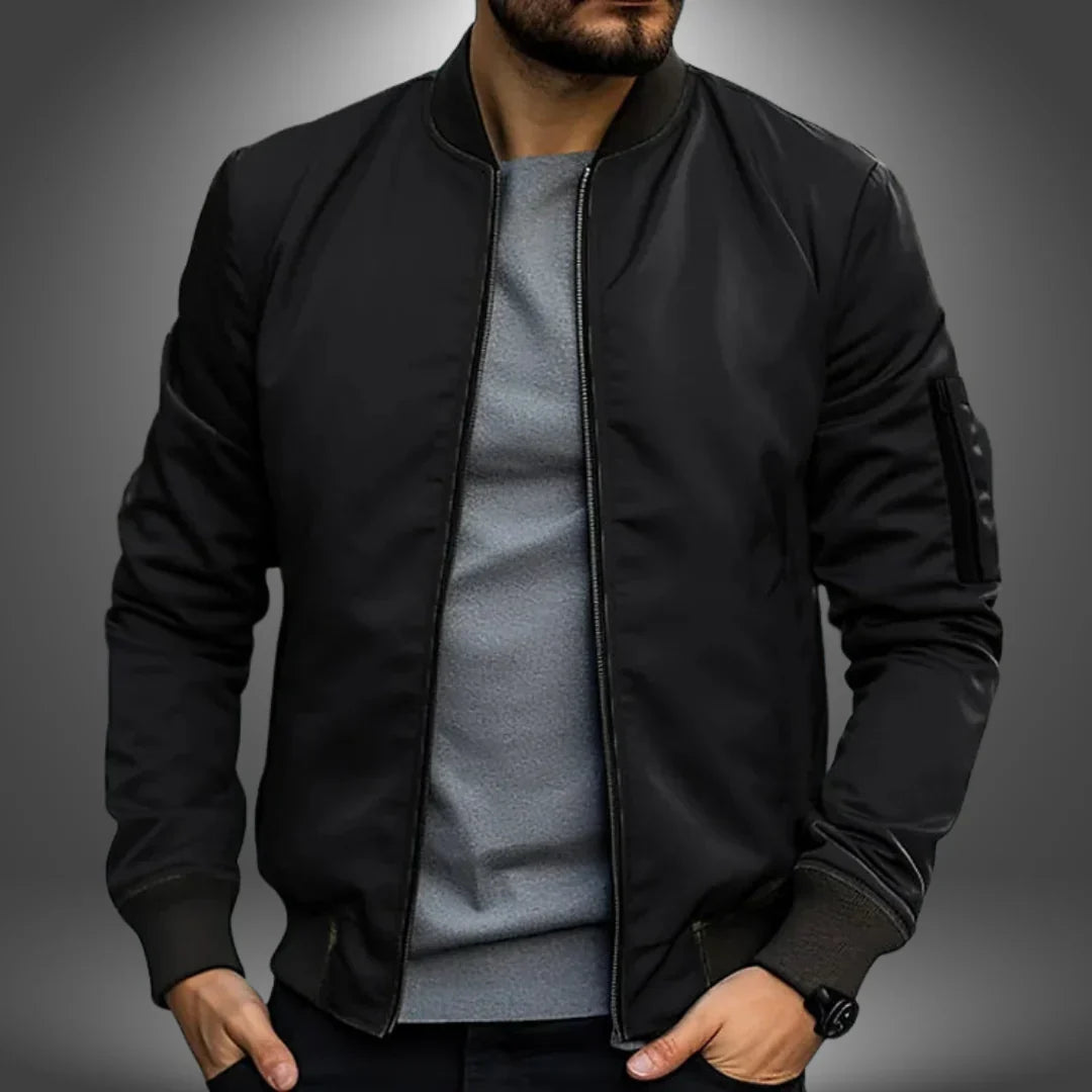 Men’s Classic Lightweight Plain Bomber Jacket