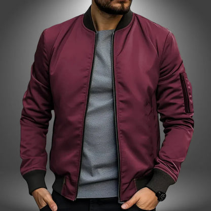 Men’s Classic Lightweight Plain Bomber Jacket