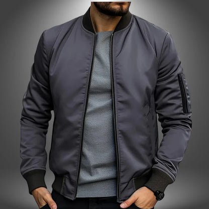 Men’s Classic Lightweight Plain Bomber Jacket