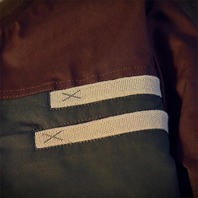 Men's Colour Block Bomber Jacket With Stripes