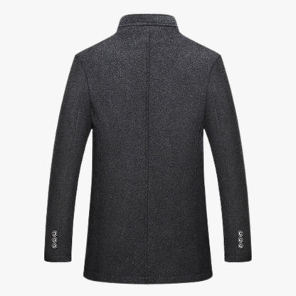 Men's Formal Winter Coat with Quilted Gilet Lining