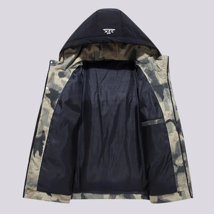 Men’s Hooded Winter Waterproof Warm Puffer Jacket