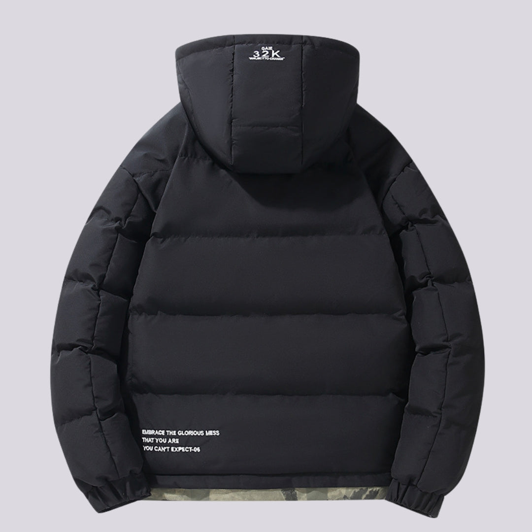 Men’s Hooded Winter Waterproof Warm Puffer Jacket