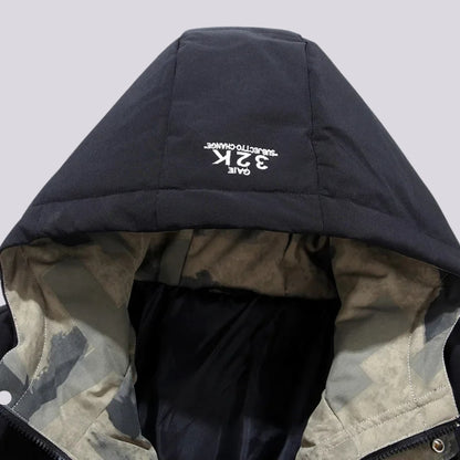 Men’s Hooded Winter Waterproof Warm Puffer Jacket