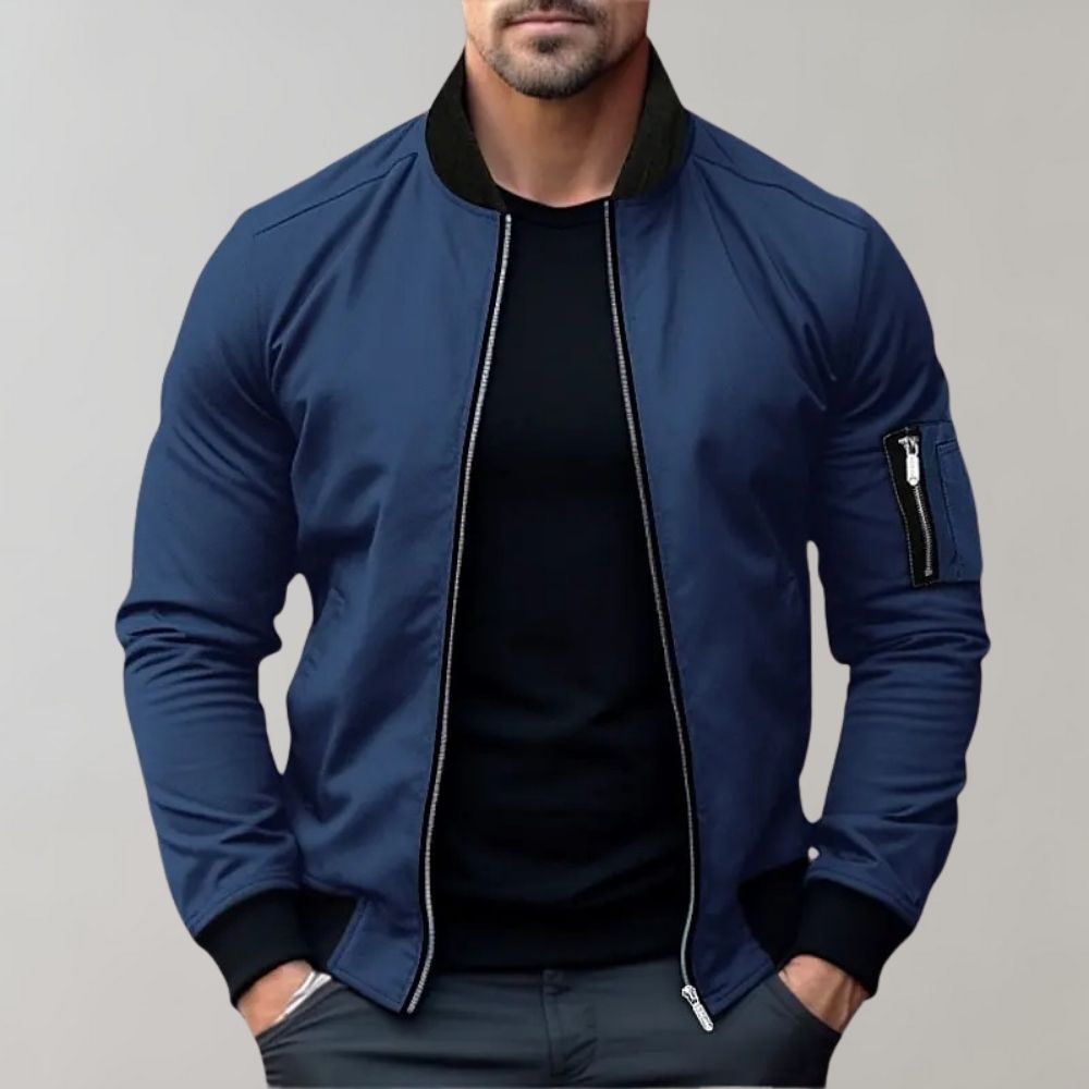 Men’s Lightweight Stylish All-Season Bomber Jacket