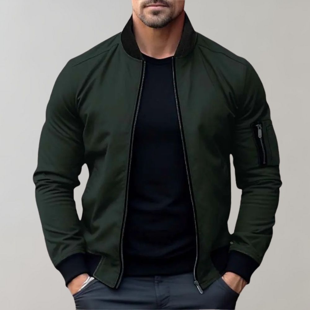 Men’s Lightweight Stylish All-Season Bomber Jacket