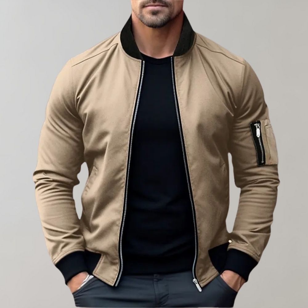 Men’s Lightweight Stylish All-Season Bomber Jacket