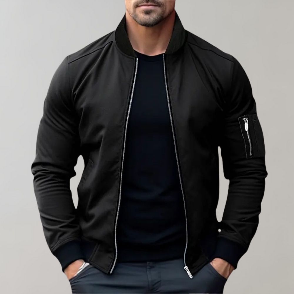 Men’s Lightweight Stylish All-Season Bomber Jacket