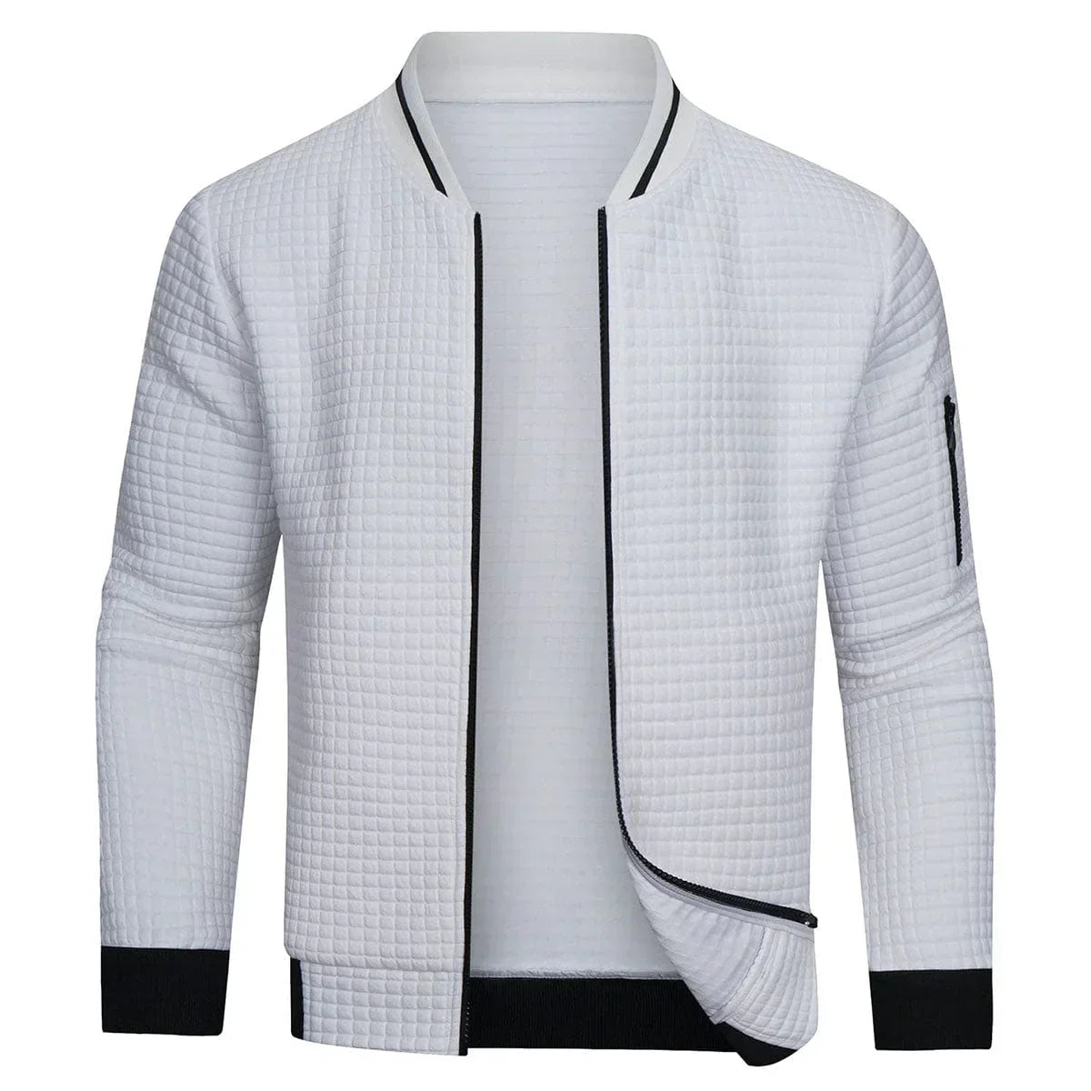 Men’s Quilted Lightweight Zip-Up Bomber Jacket