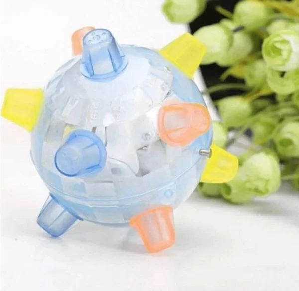 LED Jumping Activation Ball | Bouncing Interactive Dog Toy
