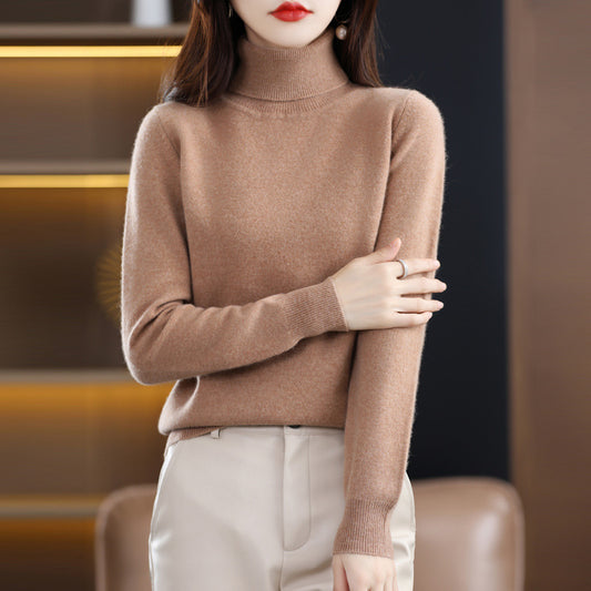 Women’s Cashmere Regular Fit Roll Neck Jumper