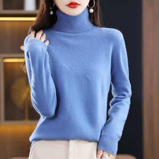 Women’s Cashmere Regular Fit Roll Neck Jumper