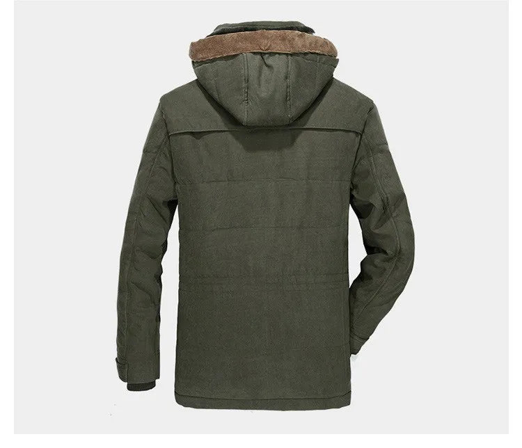 Men's Hooded Winter Coat Insulated Parka Jacket