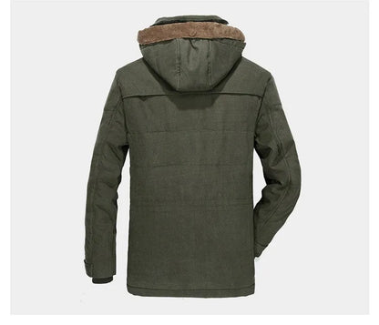 Men's Hooded Winter Coat Insulated Parka Jacket