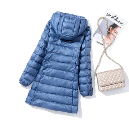 Women’s Ultra Lightweight Packable Down Jacket Puffer Coat with Hood