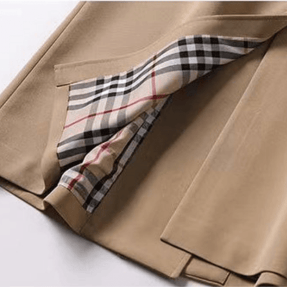 Women's Classic Longline Belted Trench Coat