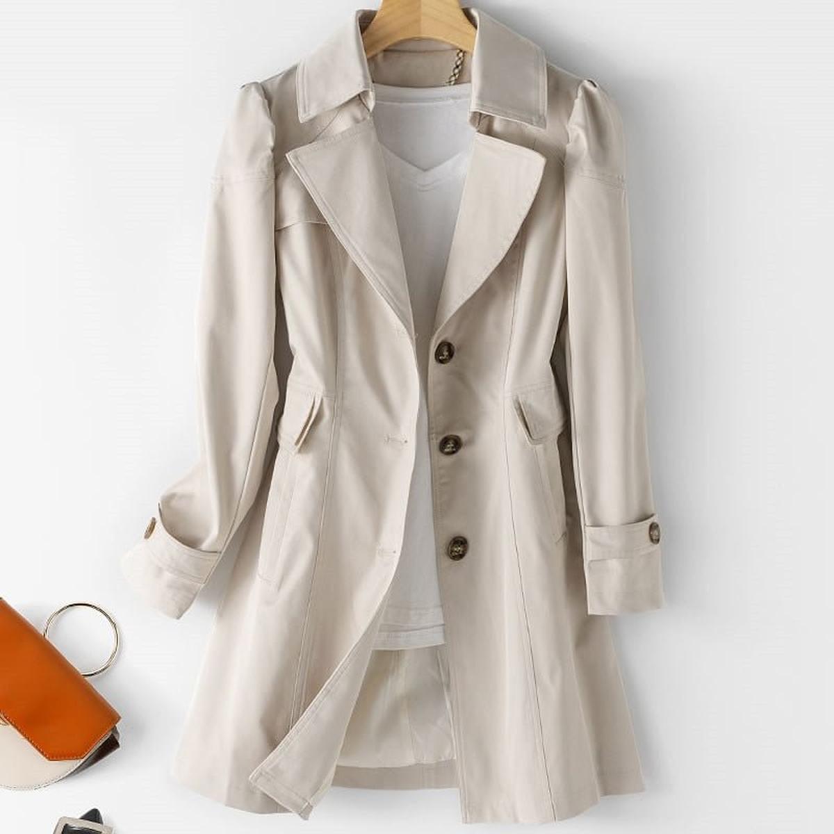 Women’s Classic Mid Length Trench Coat