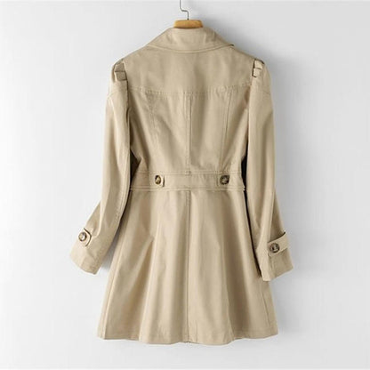 Women’s Classic Mid Length Trench Coat