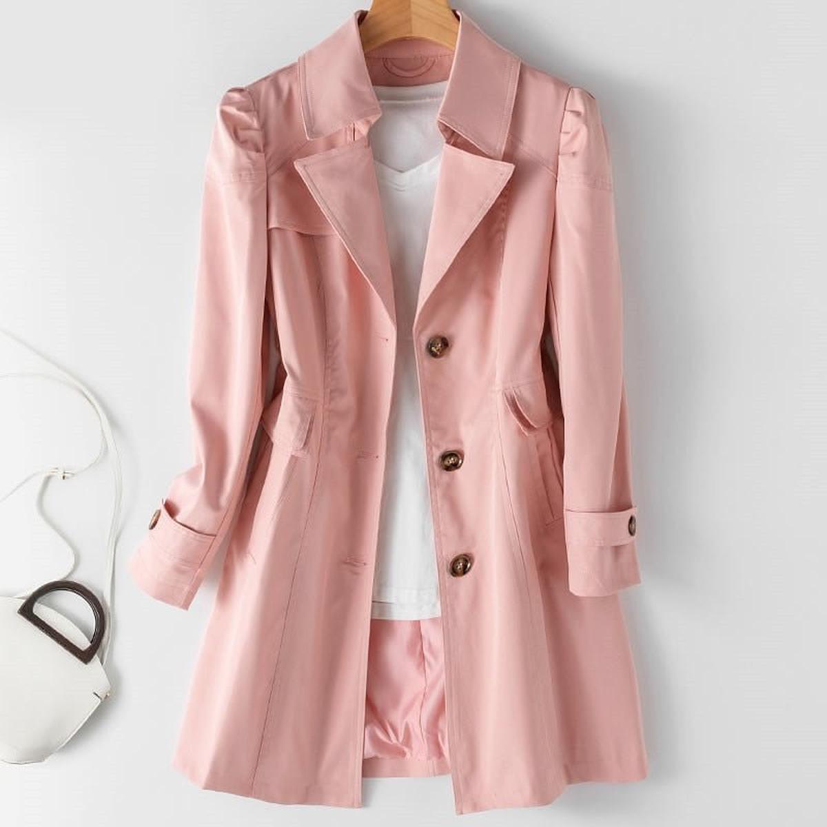 Women’s Classic Mid Length Trench Coat