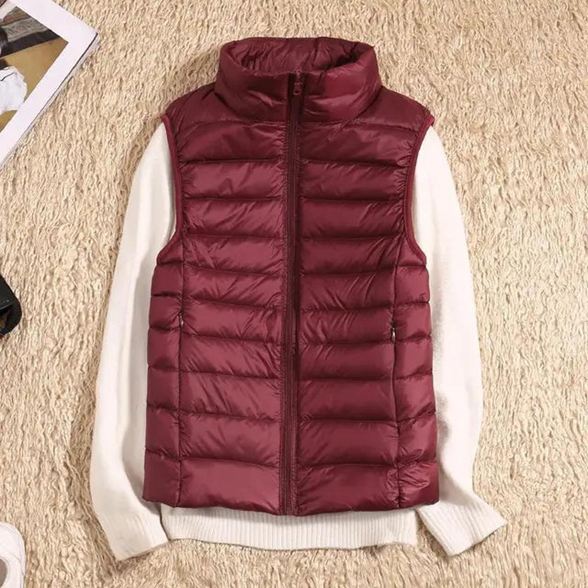 Women's Lightweight Packable Quilted Down Vest Gilet