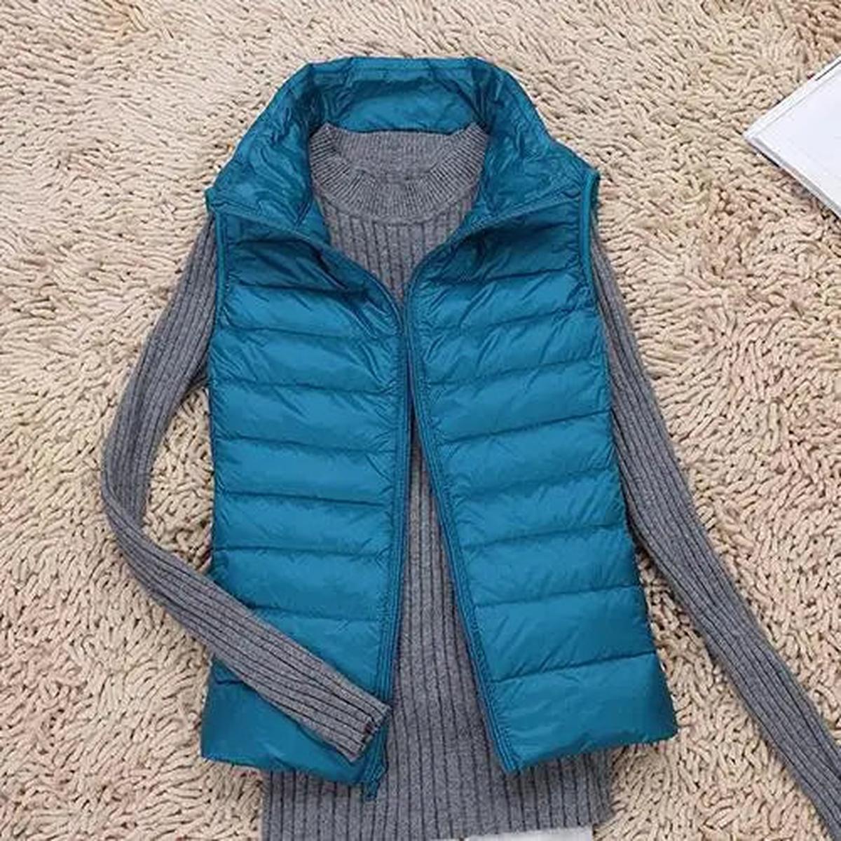 Women's Lightweight Packable Quilted Down Vest Gilet