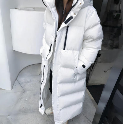 Women’s Long Hooded Padded Maxi Puffer Coat