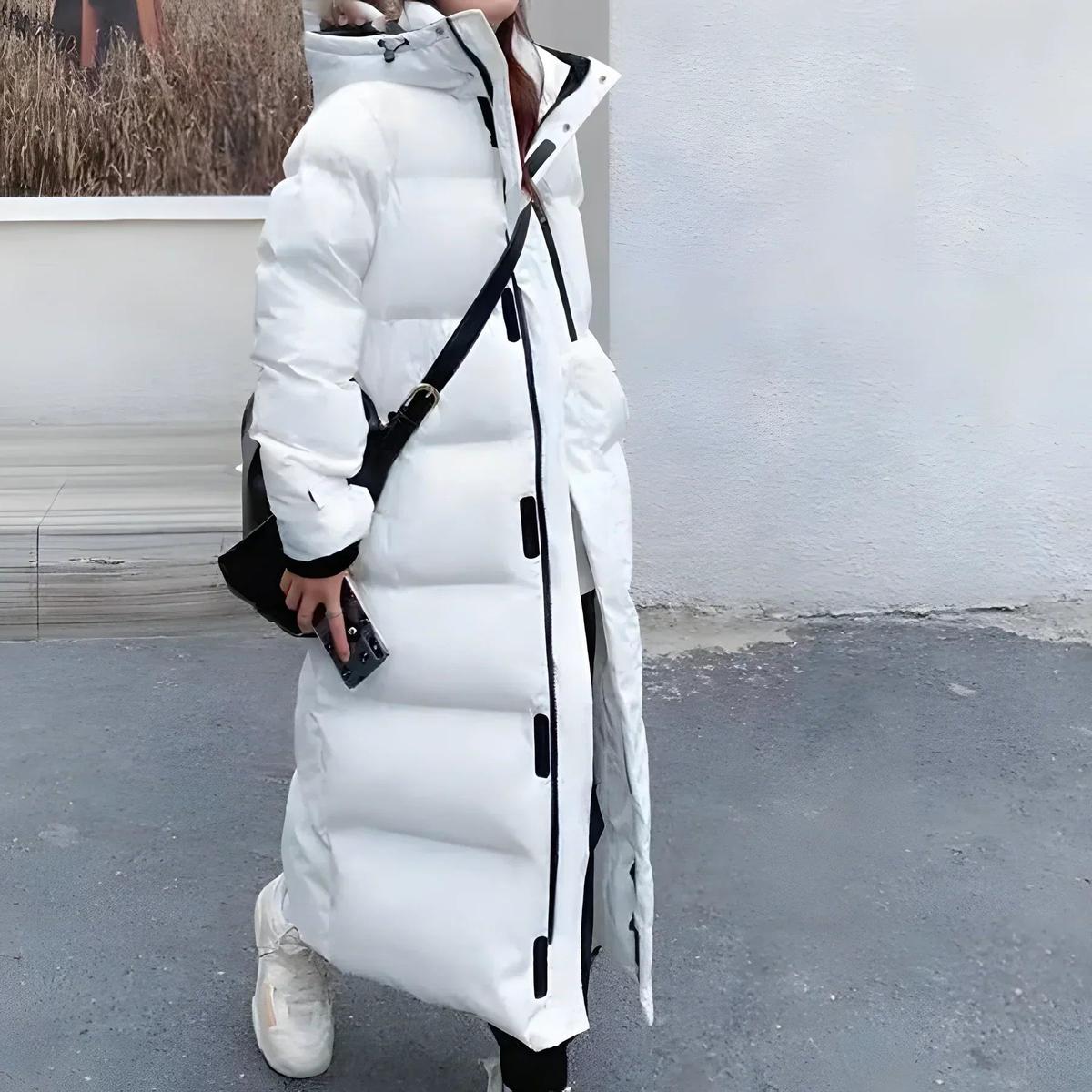 Women’s Long Hooded Padded Maxi Puffer Coat