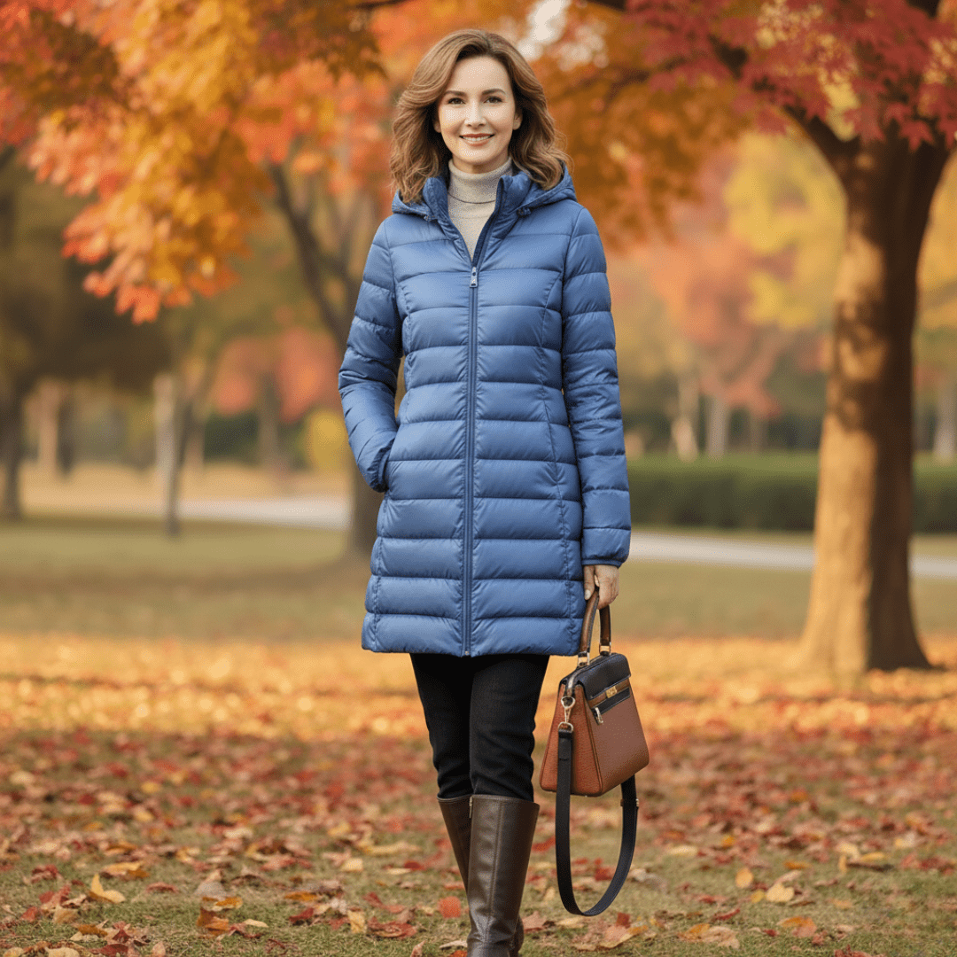 Women’s Ultra Lightweight Packable Down Jacket Puffer Coat with Hood