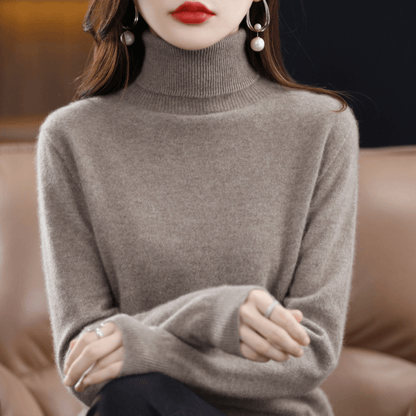 Women’s Cashmere Regular Fit Roll Neck Jumper